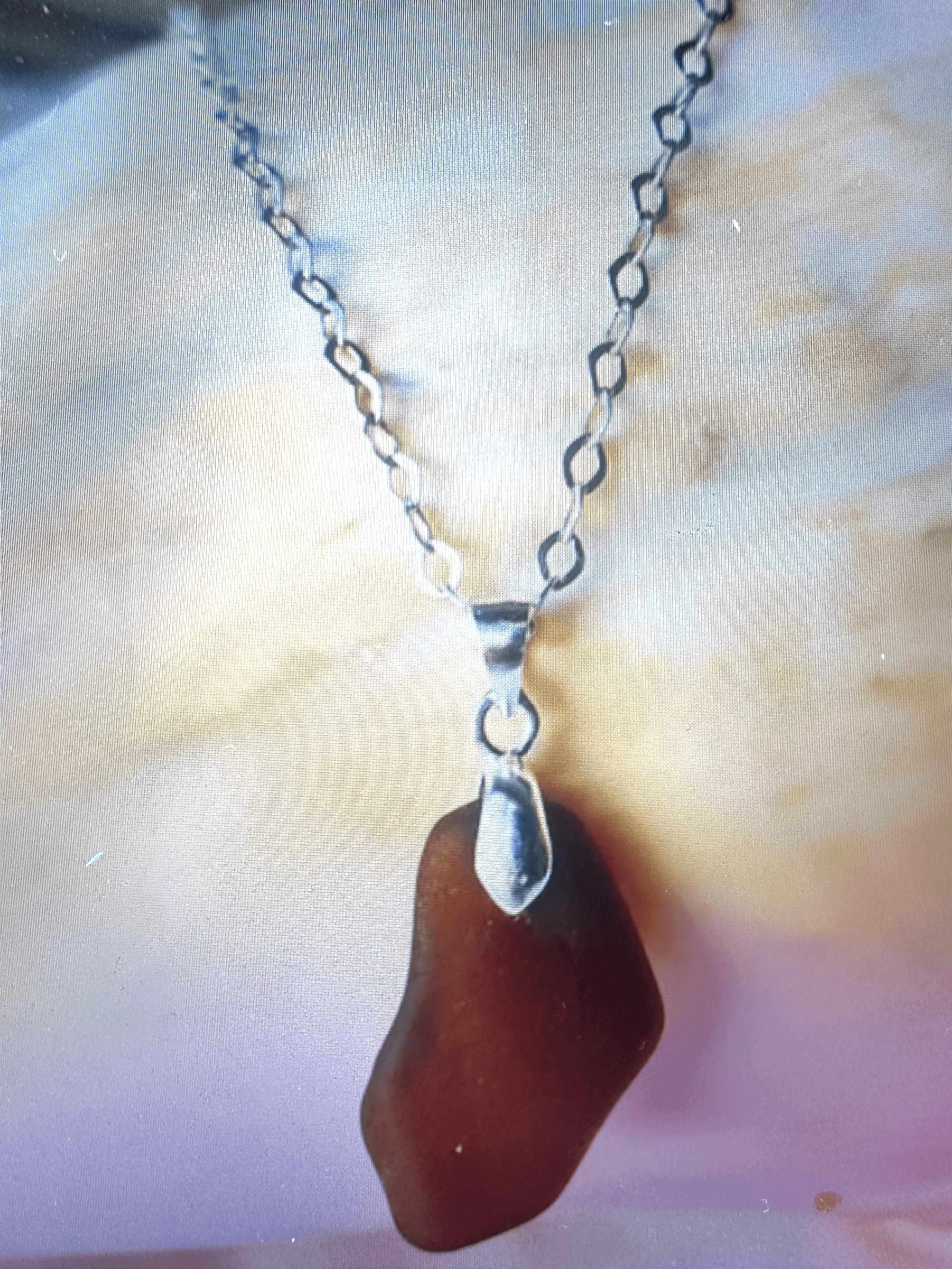 Finished Glass Necklace